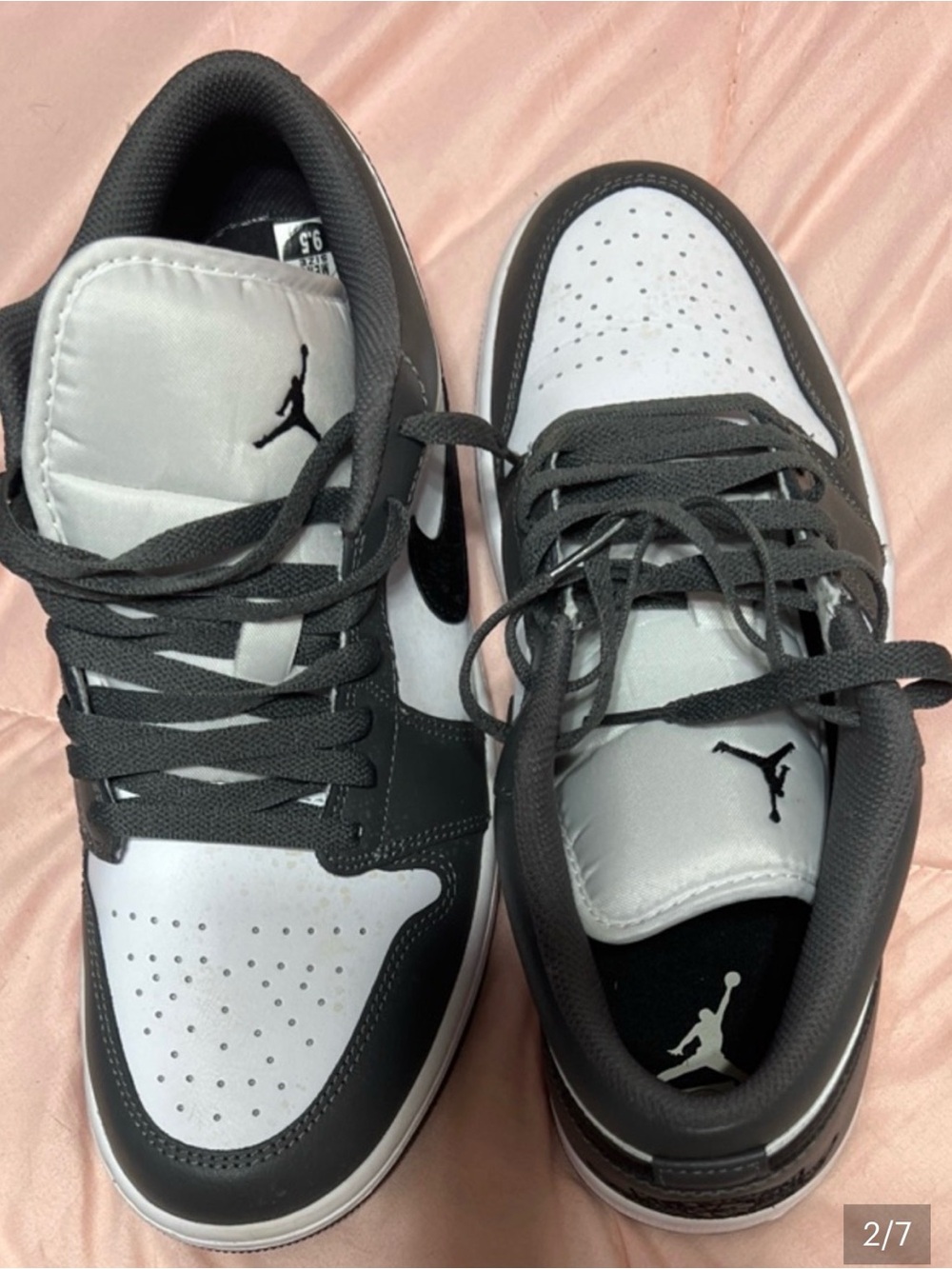 Jordan Low 1 Men’s Low-Top Sneakers in White& Grey